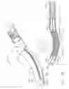 Fig. 15 - Surgical stapling device with a curved cutting member