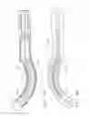 Fig. 34 - Surgical stapling device with a curved cutting member