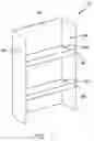 Fig. 02 - FOLDED AND GLUED DISPLAY CONTAINER HAVING SHELF ELEMENTS