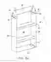 Fig. 06 - FOLDED AND GLUED DISPLAY CONTAINER HAVING SHELF ELEMENTS