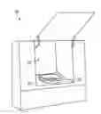 Fig. 01 - LIGHT OR WEATHERING TESTING DEVICE COMPRISING A SPECIMEN ENCLOSURE WITH AN INTEGRATED UV RADIATION FILTER