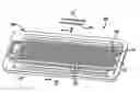 Fig. 01 - Method of attaching a diaphragm to a frame for a planar loudspeaker