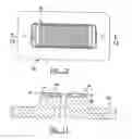 Fig. 09 - Method of attaching a diaphragm to a frame for a planar loudspeaker
