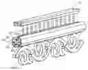 Fig. 01 - Modular track system for exterior decorative trim