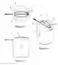 Fig. 06 - Top and side loading shredder with optional handle