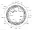 Fig. 01 - Winding structure of rotating electric machine
