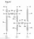 Fig. 22 - Array antenna apparatus having at least two feeding elements and operable in multiple frequency bands