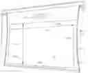 Fig. 01 - Projection screen with digitally printed overscan border