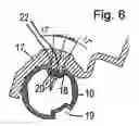 Fig. 07 - Vehicle mirror support assembly with cast brace
