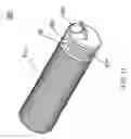 Fig. 09 - Cylindrical apparatus with dynamic image