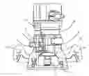 Fig. 01 - Power tool with cutting depth adjustment mechanism