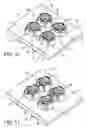 Fig. 07 - Land grid array (LGA) interposer utilizing metal-on-elastomer hemi-torus and other multiple points of contact geometries