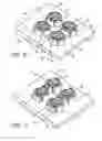 Fig. 07 - Land grid array (LGA) interposer groups of different heights utilizing metal-on-elastomer hemi-torus and other multiple points of contact geometries