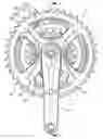 Fig. 01 - Bicycle chain wheel assembly
