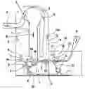 Fig. 01 - Apparatus in spinning preparation for separating foreign objects at conveying equipment for fibre material