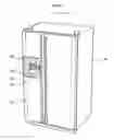 Fig. 02 - Refrigerator with a dispenser