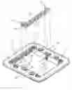 Fig. 01 - Support frame for wall mounting an electrical apparatus