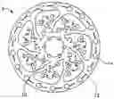 Fig. 01 - DISC ROTOR WITH GRAPHICAL STRUCTURAL ELEMENTS