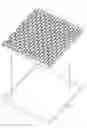 Fig. 01 - GLASSWARE OR STEMWARE DRYING MAT WITH STAINLESS STEEL SERVING TRAY