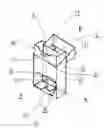 Fig. 01 - Blanks for manufacture of regid folding hinge-lid box and method to attach ribbon thereto