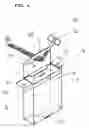 Fig. 04 - Blanks for manufacture of regid folding hinge-lid box and method to attach ribbon thereto
