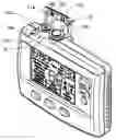Fig. 01 - Thermostat with opening portion for accessing batteries field