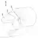 Fig. 85 - Film unwind system with hinged spindle and electronic control of web tension