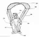 Fig. 01 - Inflatable parasail jump suit combination