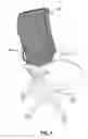 Fig. 02 - Adjustable lumbar support for a chair back