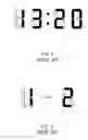 Fig. 02 - Composition of digits and method of digit display for digital clock