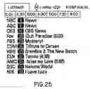 Fig. 28 - Electronic television program guide schedule system and method