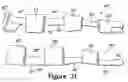 Fig. 22 - Interlocking fluid-filled chambers for an article of footwear
