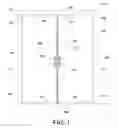 Fig. 02 - Locking arrangement for a hinged panel