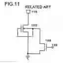 Fig. 12 - Semiconductor integrated circuit device including a pad and first mosfet