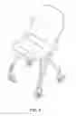 Fig. 02 - Folding chair with wheels