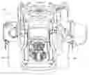 Fig. 01 - Electrical switches mounted in steering lever grips of zero turning radius mower