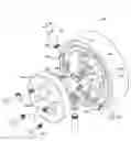 Fig. 01 - Resilient caster
