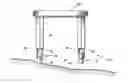 Fig. 01 - Support for supporting a structure on a surface