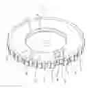 Fig. 02 - Star wheel conveyor for empty plastic bottles or conveyors