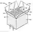 Fig. 01 - Storage box having protective materials incorporated therein
