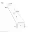Fig. 05 - Movable drying rack for bath tub mounting