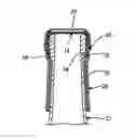 Fig. 01 - Bottle Closure and Security Device in the Form of a Metal Screw Stopper With Prolonged Ring and Overlying Decorated Plastic Capsule