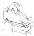 Fig. 01 - Device for dispensing plastic fasteners