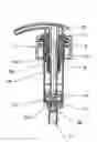 Fig. 01 - Manual Piston Pump Having A Blockable Dispensing Head For Dispensing Fluid Substances