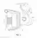 Fig. 02 - Spinning reel handle assembly
