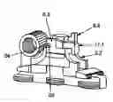 Fig. 01 - Device for fixing an object to a rail