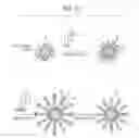 Fig. 14 - Semiconductor device comprising semiconductor molecules and a conductor formed of fine particles and linker molecules
