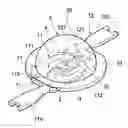 Fig. 01 - LIGHT EMITTING DIODE STRUCTURE WITH HIGH HEAT DISSIPATION