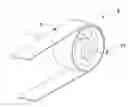 Fig. 01 - Diverting flat belt support system