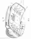 Fig. 03 - Convertible lap rest and table mount for racing wheel